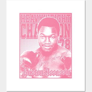 Larry Holmes Pink Posters and Art